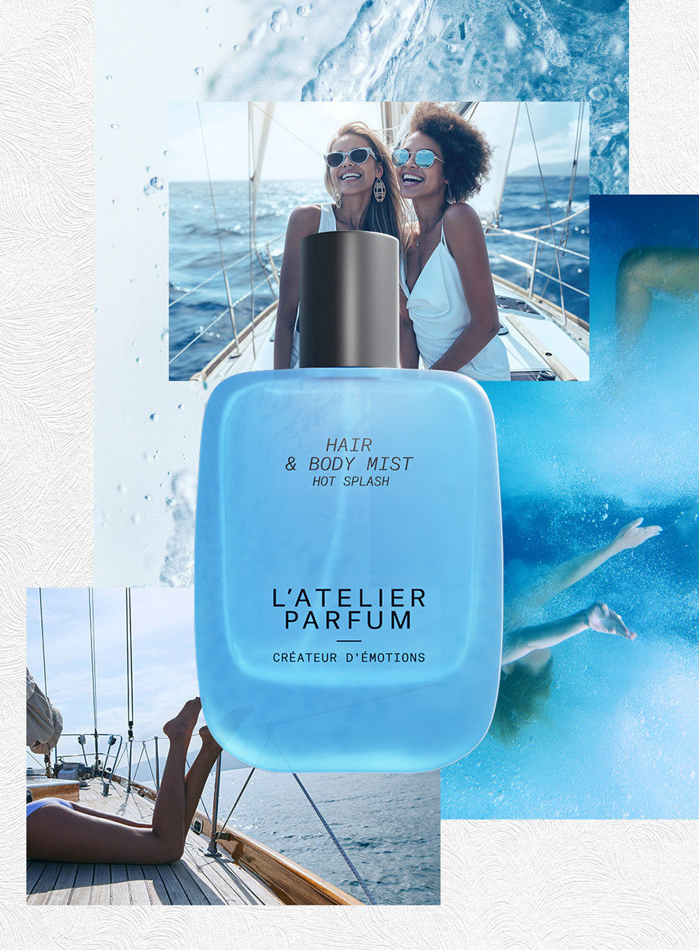 Retrouvez notre brume parfumée Corps & Cheveux dans Public