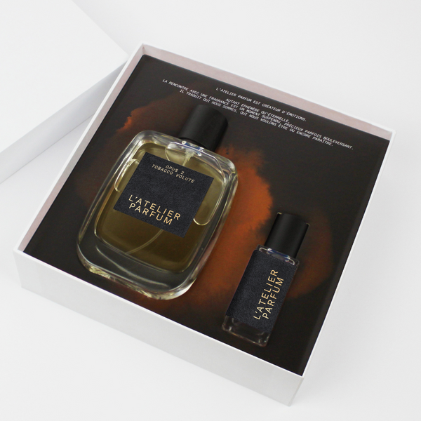 COFFRET TOBACCO VOLUTE ET LEATHER BLACK (K)NIGHT